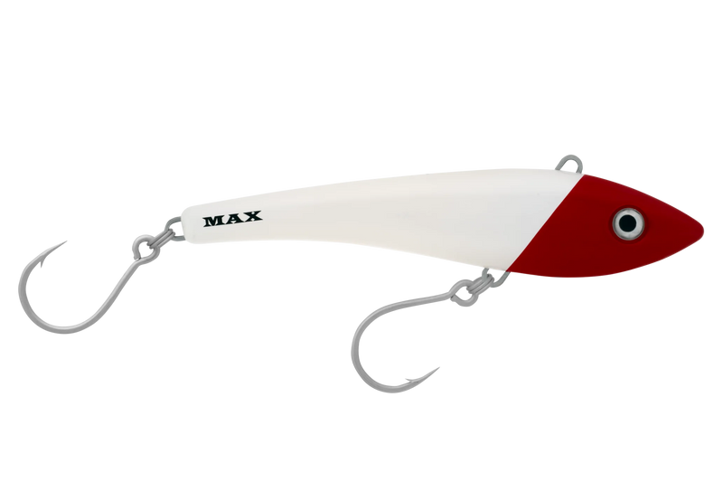 Halco Max 190 Hard Plastic Lipless Lure | 19 Cm | 155 Gm | Fast Sinking | - fishermanshub19 CmWhite Redhead