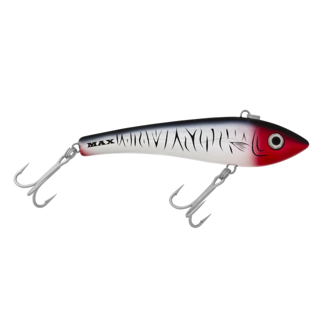 Halco Max Hard Plastic Lipless Lure |11 Cm , 30 Gm | 13 Cm , 80 Gm | Fast Sinking - fishermanshub11 CmChrome Tiger #R49