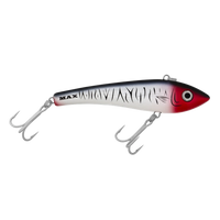 Halco Max Hard Plastic Lipless Lure |11 Cm , 30 Gm | 13 Cm , 80 Gm | Fast Sinking - fishermanshub11 CmChrome Tiger #R49