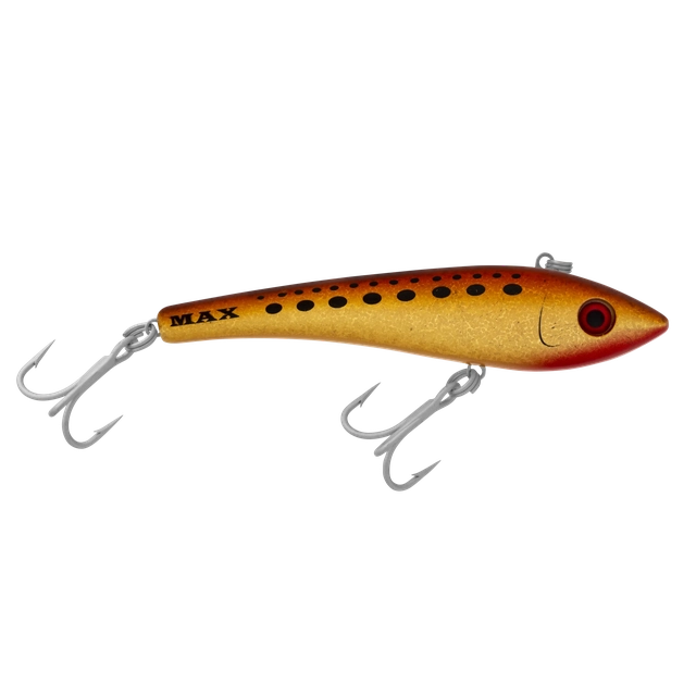 Halco Max Hard Plastic Lipless Lure |11 Cm , 30 Gm | 13 Cm , 80 Gm | Fast Sinking - fishermanshub13 CmKing Brown #H70