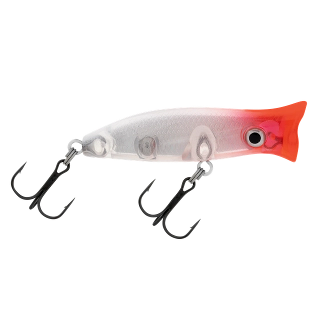 Halco Roosta Popper Hard Bait Topwater Lures | 6 Cm , 7 Gm | 8 Cm , 16 Gm | Floating - fishermanshub6 CmCaviar #R35