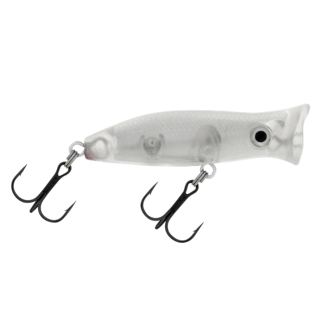 Halco Roosta Popper Hard Bait Topwater Lures | 6 Cm , 7 Gm | 8 Cm , 16 Gm | Floating - fishermanshub6 CmGin Clear #R48