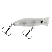 Halco Roosta Popper Hard Bait Topwater Lures | 6 Cm , 7 Gm | 8 Cm , 16 Gm | Floating - fishermanshub6 CmGin Clear #R48