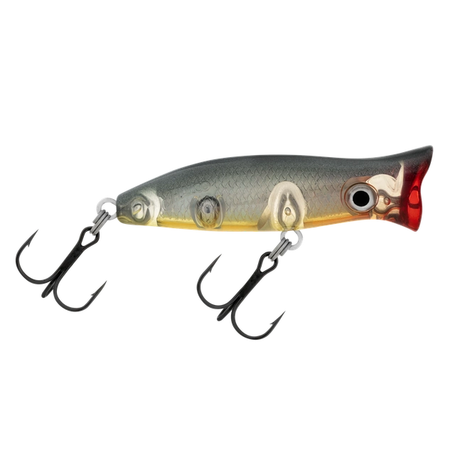 Halco Roosta Popper Hard Bait Topwater Lures | 6 Cm , 7 Gm | 8 Cm , 16 Gm | Floating - fishermanshub6 CmPoddy #R42