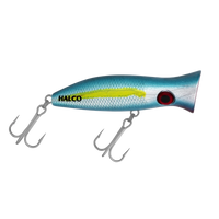 Halco Roosta Popper Hard Bait Topwater Lures | 6 Cm , 7 Gm | 8 Cm , 16 Gm | Floating - fishermanshub8 CmFusilier #H73