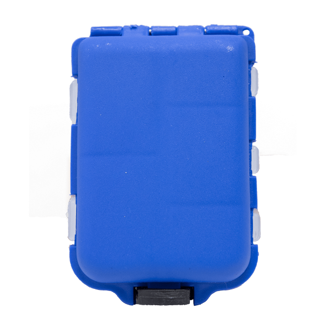 Searock Fish Hook Holder Box - 10 Compartments | Blue | 9.5 x 6 x 2.5 Cm - fishermanshub9.5 x 6 x 2.5 Cm