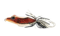 Lures Factory Mega Frox Jumbo Frog Series Topwater | 2.5 Inch , 6.5 Cm | 17 Gm | Floating - fishermanshub2.5 InchBROWN STRIPE