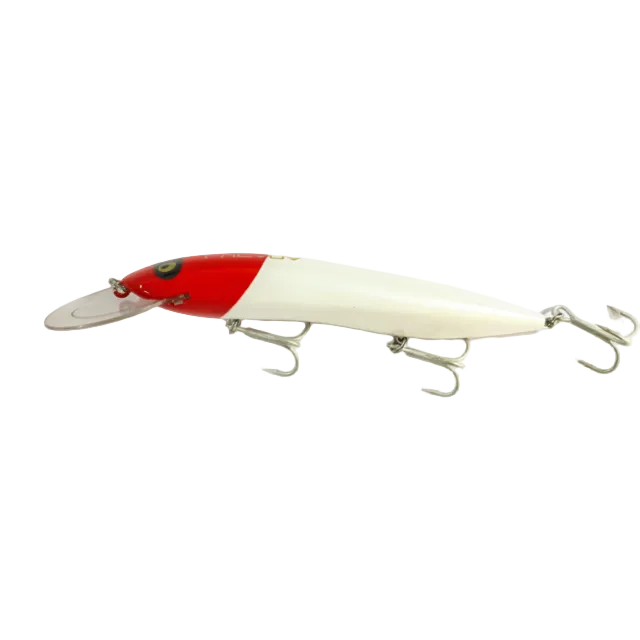 Lucana Komodo 125 & 150 Floating Hard Plastic Lures | 12.5 Cm / 26.8 Gm | 15 Cm / 34.5 Gm | Floating | Trolling Lure - fishermanshub15 CmRed Head