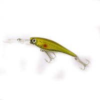 Lucana Pike 62 Floating Minnow | 6.2 Cm | 7 Gm | Floating - fishermanshub6.2 CmHolographic Gold Black