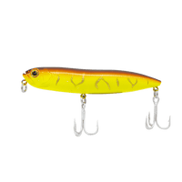 Lucana Zig Zapper Hard Bait Plastic Topwater Lure | 11.5 Cm | 22.5 Gm | Floating - fishermanshub11.5 CmFire Red Tiger