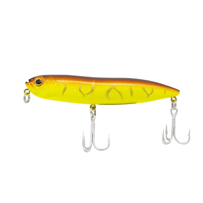 Lucana Zig Zapper Hard Bait Plastic Topwater Lure | 11.5 Cm | 22.5 Gm | Floating - fishermanshub11.5 CmFire Red Tiger