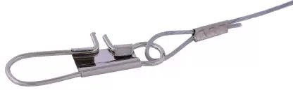 Metal Leader Wire With Interlocking Snap And Rolling Swivel | 5 Pcs Per Pack | 50 Cm | - Fishermanshub#18