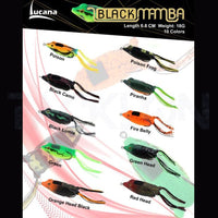Lucana Black Mamba Frog Lure