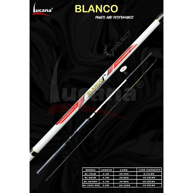 Lucana Blanco Spinning Rod | 9.2Ft | - Fishermanshub9.2Ft/2.7Mt