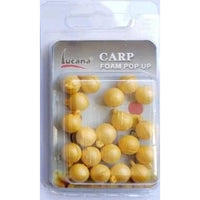 Lucana Carp Fishing Foam Pop Up Balls - Fishermanshub10 MMYellow