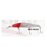 Lucana Flash Floating Hard Lure | 11.5 Cm | 19 Gm | Floating - fishermanshub11.5 CmRed Head