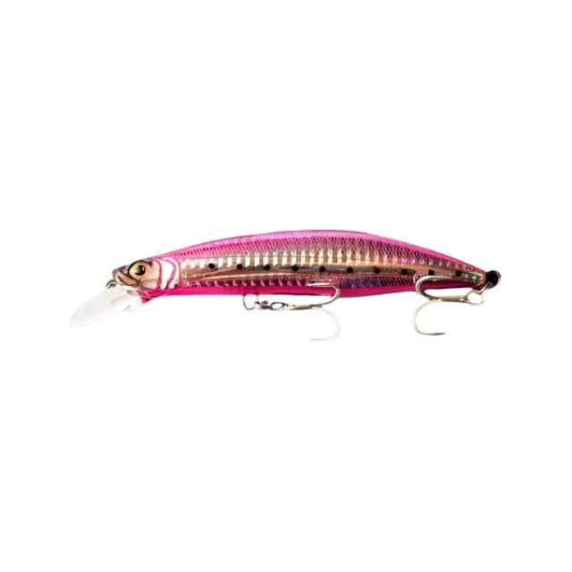 Lucana Flicker Hard Bait Plastic Lure | 10 -12 Cm | 20.7 - 30 Gm | Floating - fishermanshub10 CmPink Sardine