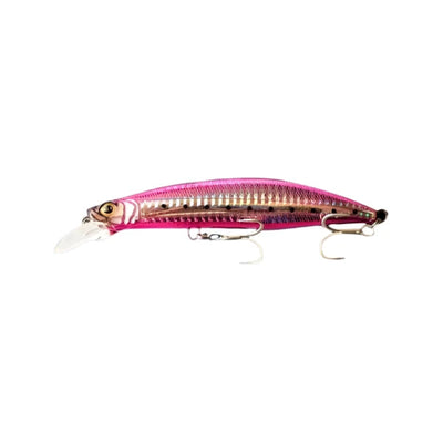 Lucana Flicker Hard Bait Plastic Lure | 10 -12 Cm | 20.7 - 30 Gm | Floating - fishermanshub10 CmPink Sardine