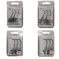 Lucana Jighead Hooks Size 2/0 , 3/0 , 4/0 , 5/0 | Wt. 7 , 10 , 14, 17 Gm | 3 Pcs/ Pack - fishermanshub2/07 Gm