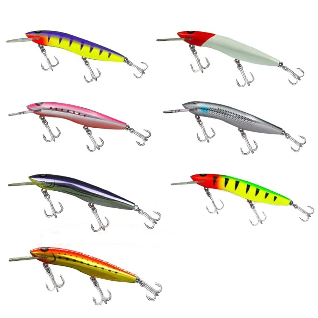 Lucana Komodo 125 & 150 Floating Hard Plastic Lures | 12.5 Cm / 26.8 Gm | 15 Cm / 34.5 Gm | Floating | Trolling Lure - fishermanshub12.5 CmStripery
