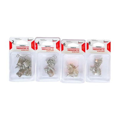 Lucana Predator 4X Ultra Point Treble Hook | Size 2 - 6 - fishermanshub2