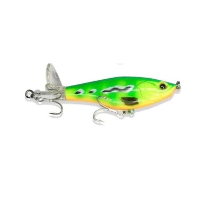 Lucana Prop Pencil Hard Plastic Topwater Lure | 11cm | 17g | Floating - fishermanshub11 CmChartreuse Camo