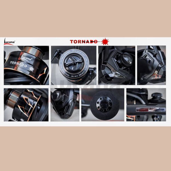 Lucana Tornado Spinning Reel | TD4000 | TD5000 | TD6000 | - FishermanshubTD4000