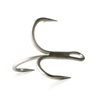 Lucana High Crabon Steel Treble Hooks | 30 Pcs Per Box | - Fishermanshub6