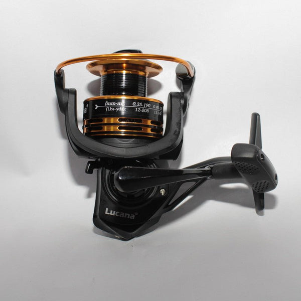 Buy with Line Counter Durable Spinning Reel, Black Metal Fishing Reel  Wheel, Lightweight for Sea Fishing' Online at Low Prices in India 