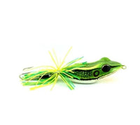 Lures Factory Mega Frox Jumbo Frog Series Topwater | 2.5 Inch , 6.5 Cm | 17 Gm | Floating - Fishermanshub2.5 InchGREEN STRIP