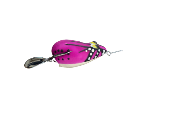 Lures Factory Combait Spinner Jerry Series Soft Frog Topwater Baits | 1.5 Inch , 4 Cm | 6 Gm | 1 Pc Per Pack - fishermanshub4 CmJERRY PURPLE