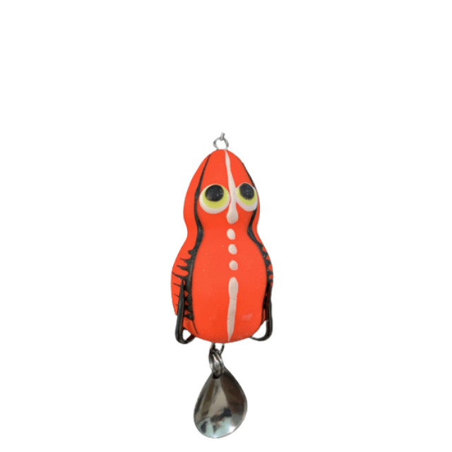 Lures Factory Combait Spinner Rakkoon Series | 1.5 Inch , 4 Cm | 6 Gm | 1 Pc Per Pack | Floating - fishermanshubORANGE1.5 Inch