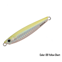 MAJOR CRAFT JIGPARA SHORT - YELLOW CHART