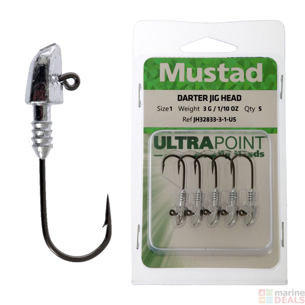 Mustad Darter Jig Heads: Superior Performance for Precision Fishing