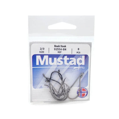 Mustad Beak Black Nickel Octopus Single Hooks 92554-BN – Fishermanshub