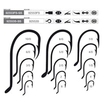 MustadBeakBlackNickelOctopusSingleHooksSizeChart