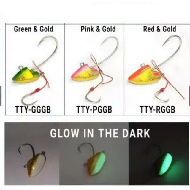 Mustad The Tenya Jig Head With Assist Hook | 15 Gm | 20 Gm