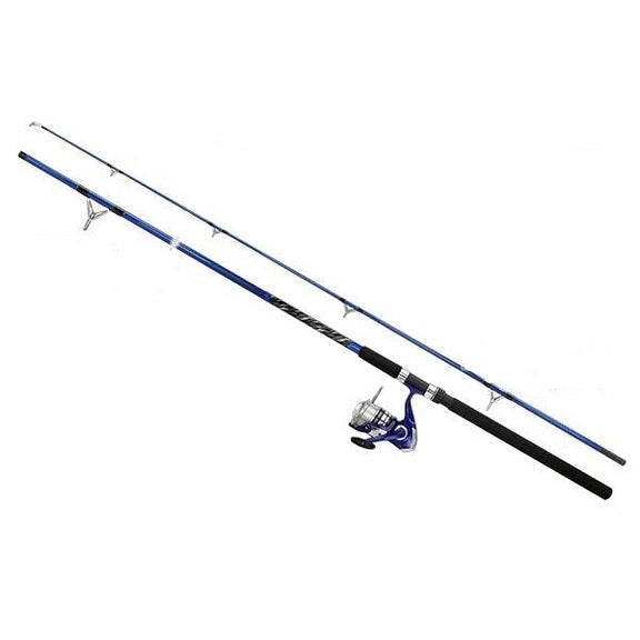 8ft spinning rod reel combo Catch More Fish Surf Pier 8 Foot Kit and the tackle box features a built Okuma Fin Chaser X Rod,
