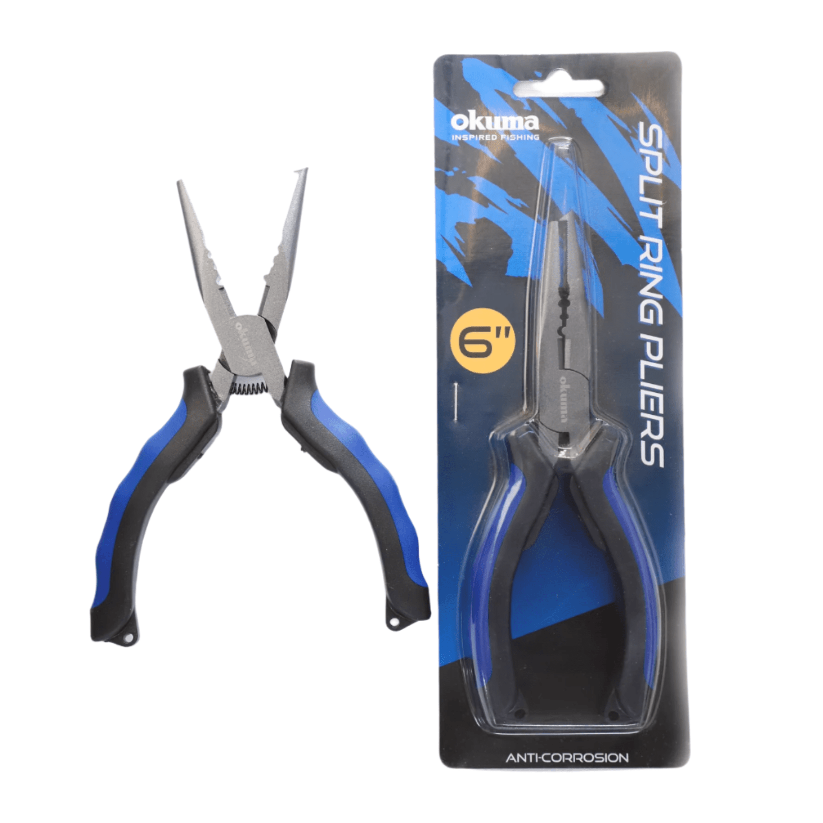 Okuma Split Ring Plier - fishermanshub6 Inch