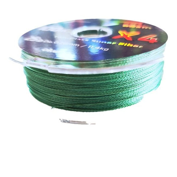 Okuma FT X4 Braid | 100Mt | Deep Green | Connected Spool of 10 | - Fishermanshub0.26MM | 11.4Kg (25Lb)Single Spool