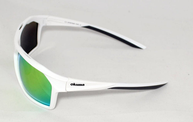 Okuma Polarized Fishing Sunglasses - fishermanshubWhite FrameBrown