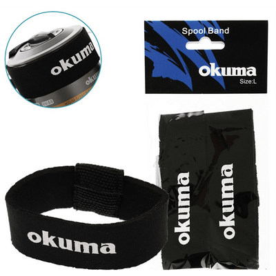 Okuma Fishing Reel Spool Band | Black | Pack Of 2 | - FishermanshubS