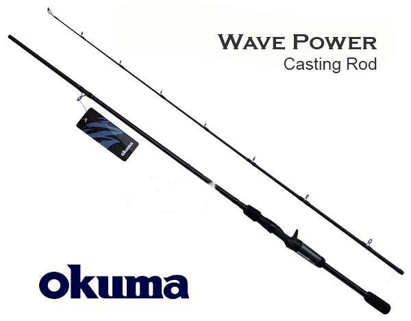 Okuma Wave Power Baitcasting Rod | 6.6 Ft | 7 Ft | - fishermanshub6.6Ft/2Mt