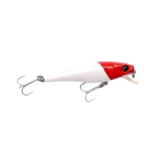 Owner Selection Pip'n Minnow Hard Lure | Suspending | 6.5 Cm | 6 Gm | - fishermanshub6.5 CmRed Head