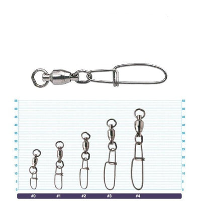 Owner Strong Snap Ball Bearing Swivel | 52808 | - fishermanshub0