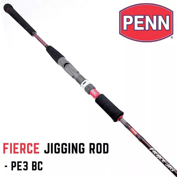 Penn Fierce Jigging Spinning Rod | 5.8 Ft - fishermanshub5.8Ft/1.77Mt