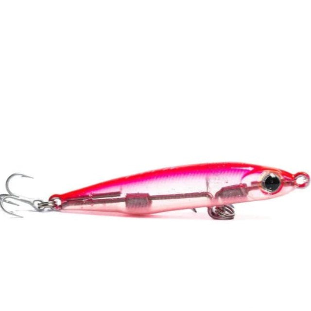 Prohunter Asari Kristal Sinking Lipless Lure | 5 Cm | 3.2 Gm | Slow Sinking - fishermanshub5 CmRed 01