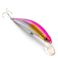 Prohunter Bluester Sinking Minnow Hard Lures | 12 Cm | 57 Gm | Trolling Lures - fishermanshub12 CmHot Pink 07