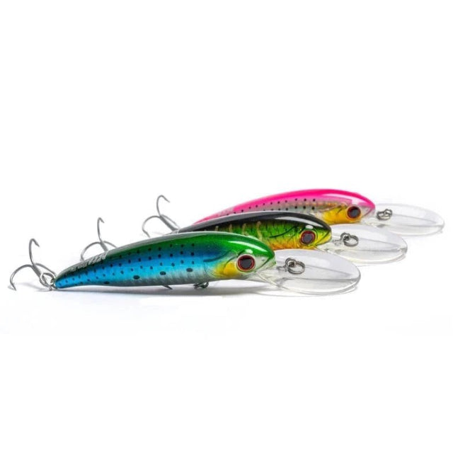 Prohunter Deep Rider Hard Bait Lures | 8.8 Cm | 12 Gm | Floating - fishermanshub8.8 CmBlue Sardine 02