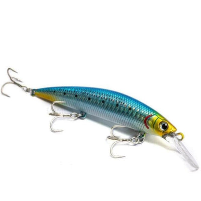 Prohunter Gama 110S Sinking Minnow | 11 Cm | 44 Gm | Fast Sinking | Trolling Lures - fishermanshub11 CmSardine 06